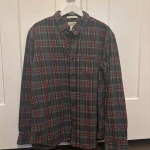 LL Bean Flannel Traditional Fit